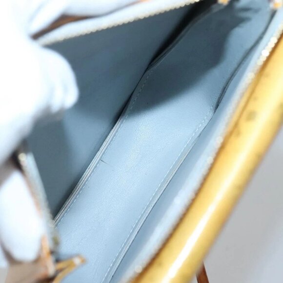 LOUIS VUITTON Monogram Vernis Motto Accessory Pouch Gris M91030 LV Auth 131944 - Picture 9 of 15